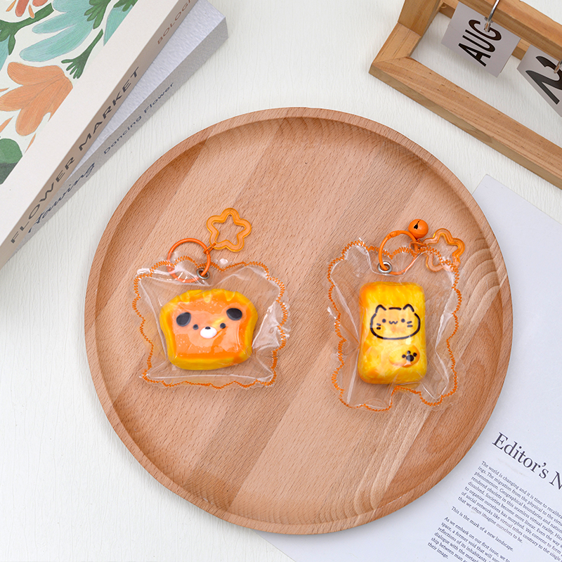 かわいいペットのトーストスクイーズ